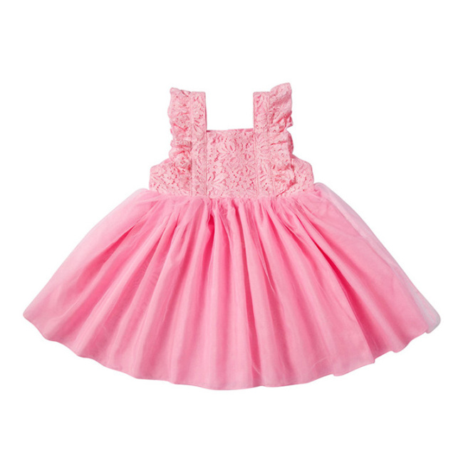 Wholesale High Quality Trendy Toddler Baby Lace Dresses For Girls