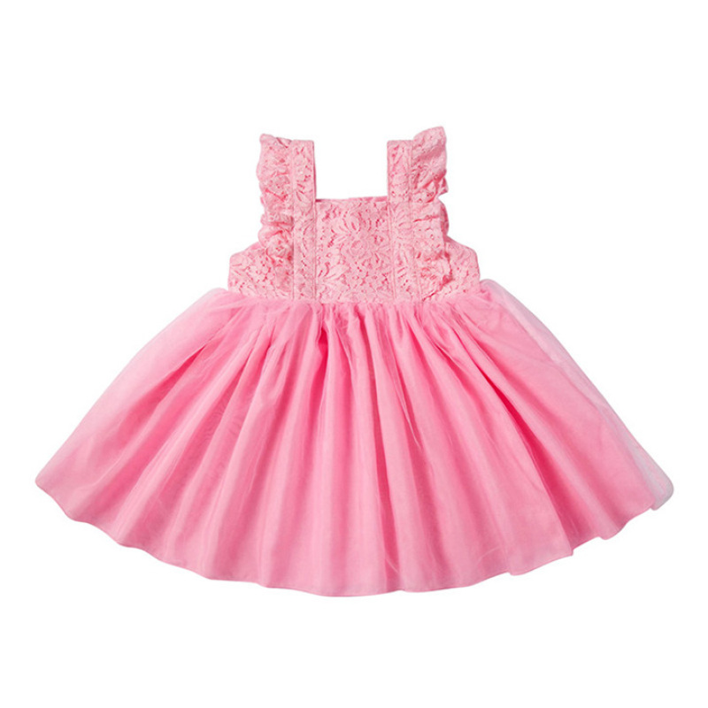 Wholesale High Quality Trendy Toddler Baby Lace Dresses For Girls