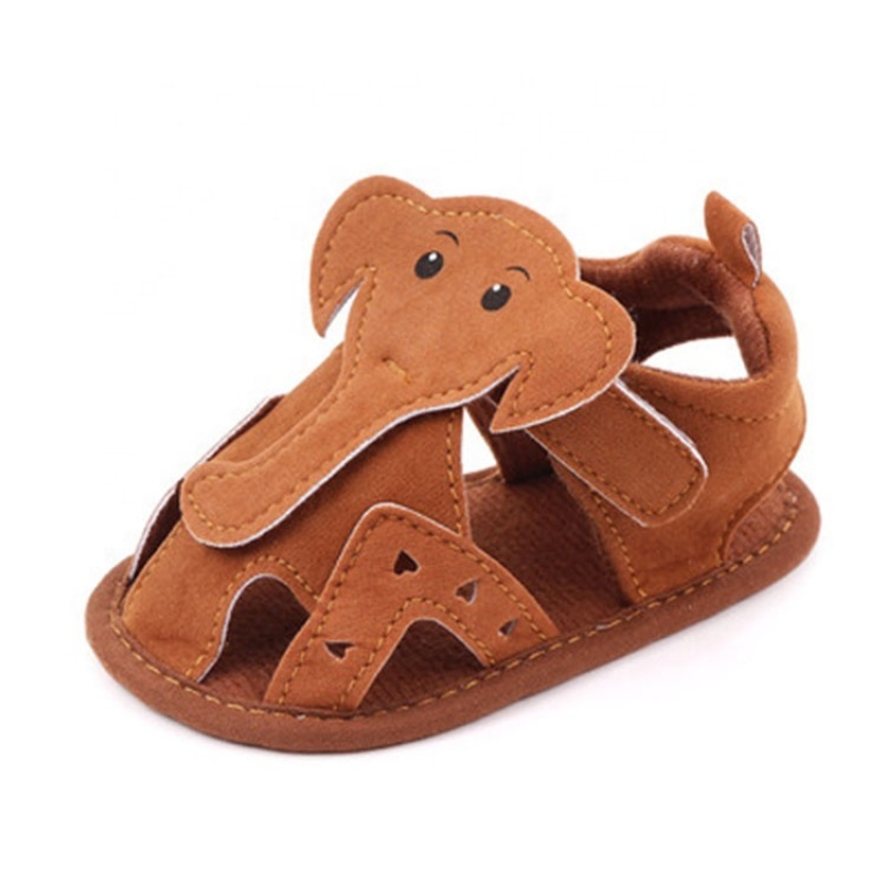 2021 trendy designer inspired cute soft sole shoes elephant cartoon sandals