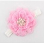 Baby Accessories Elastic Flower Headband for Baby Girls