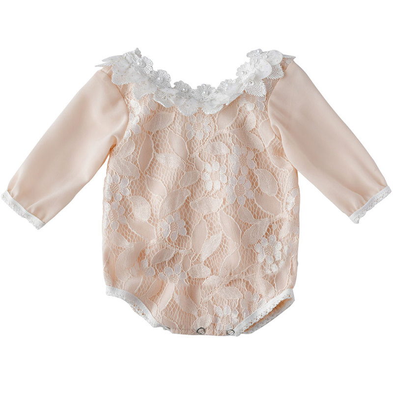 Factory custom plain knitted newborn  baby  girl romper jumpsuit