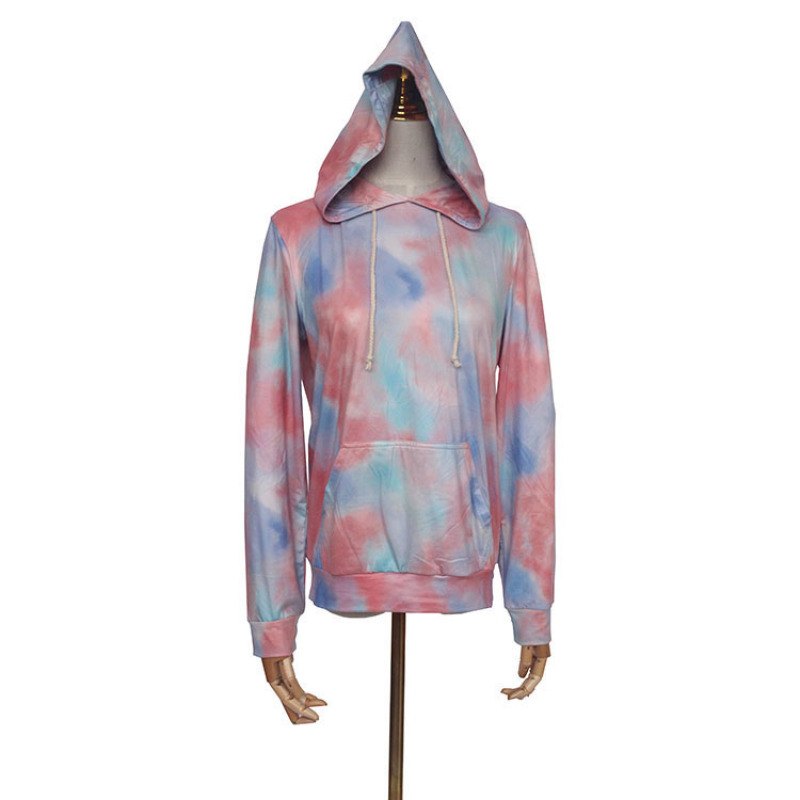 Bestsale causal long sleeve streetwear sweatshirt colorful printing women's hoodie