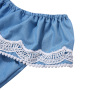 Wholesale Trendy Angel Baby Muslin Clothing Pink Blue Bamboo Organic Cotton Clothes In India