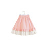 Baby girl's winter beautiful small flowers embroidered  ruffle multi layers skirt