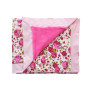 Hot selling winter warm flower plush sleeping bag baby swaddle sacks