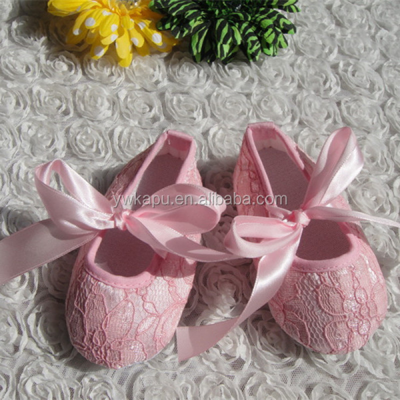 2019 Wholesale Soft Soled Walking Shoes Fashion Lace Antislip Baby Girl Shoes