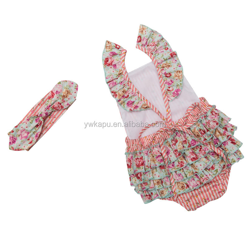The new design of baby crawling comfortable cute beach Bella romper