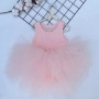 Wholesale Kids Ballet Tulle Dusty Pink Dance Tutu Dress For Girls