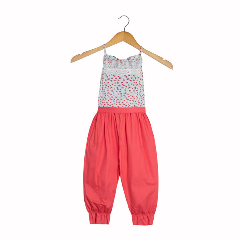 Wholesale newborn cotton baby clothes lace fruit printing baby girl comfortable rompers jumpsuit