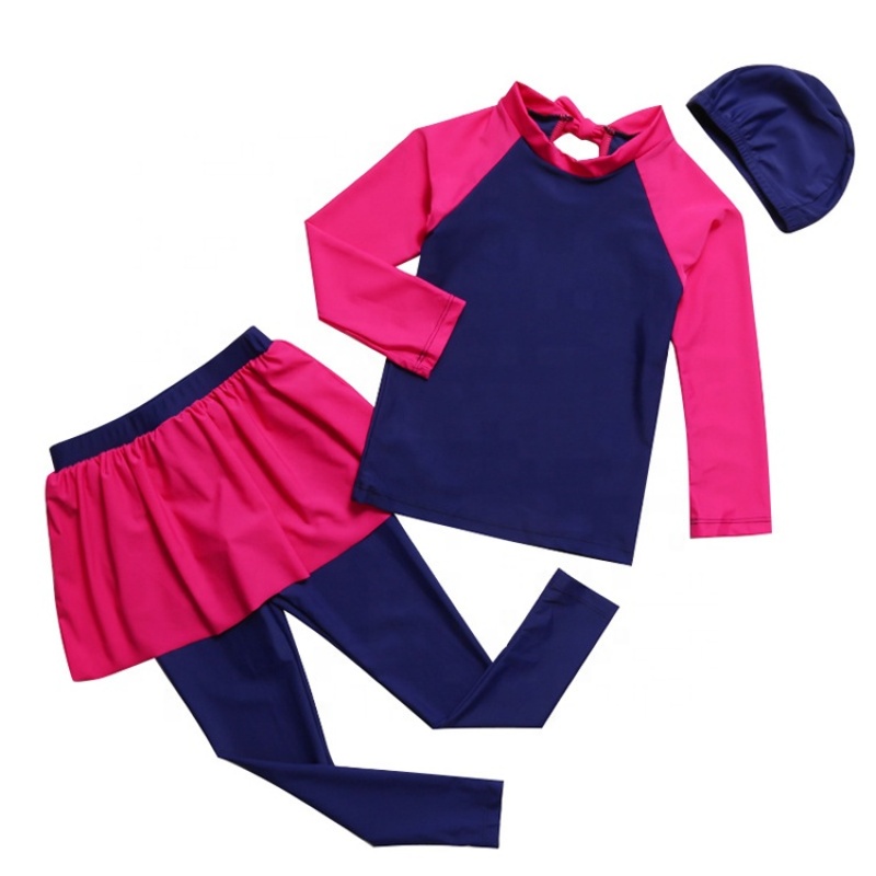 USA teen swimwear kids fringed  2 piece lady bikini set