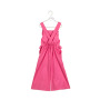 Wholesale solid color cotton children suspender pants baby red ruffle long pants