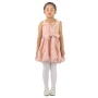 Children's Boutique Clothing Girls Elegant Suspender Dress With a Bow Knot Belt
