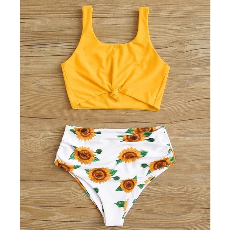 Wholesal red design high waist breathable pastel swimsuit swimwear