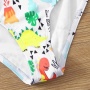 Latest style cartoon one shoulder swimwear strappy bikini