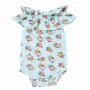 Wholesale Cotton Baby Floral  Romper Hand Smocked Baby Clothing Lace Printing Patterns Clothing