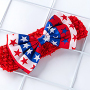 USA 4th of July 3pcs set legwarmers headband baby outfit