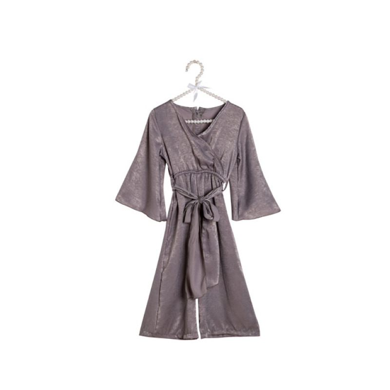 Wholesale Designer Ready Made Pretty  Children Boutique Clothes Kids Girls Twirl Dresses for Daily Wear in Stocks