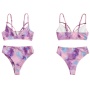 2021 high quality color changing strappy bikini swimwear