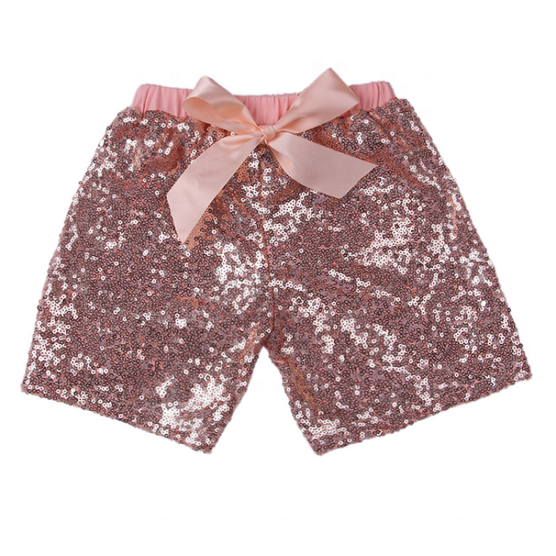 Top sale sequin short pants for toddler girl summer wear girls sparkle shorts