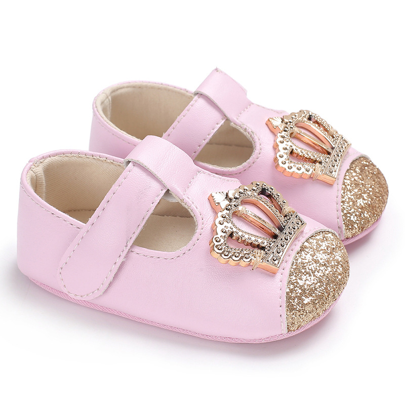 Custom High Quality Designer Newborn Baby Girls Flower Prints Shoes Prewalker for School