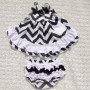 Hot Sale Summer Baby Girl Cotton Swing Top And Bloomer Set