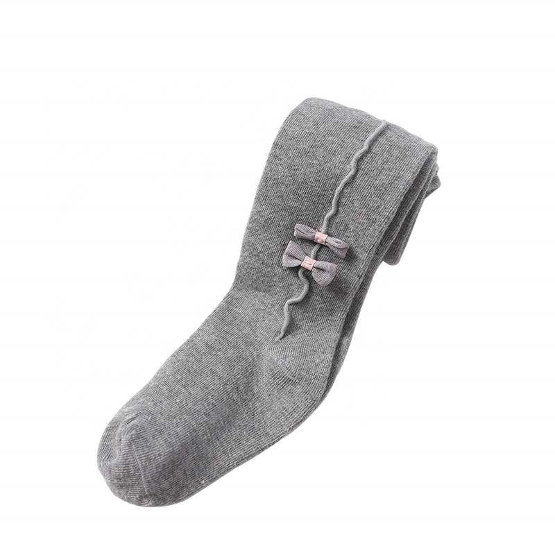 Winter Baby Girl Tights Bow Leggings Fashion Knitted Cotton Stocking Girls Pantyhose