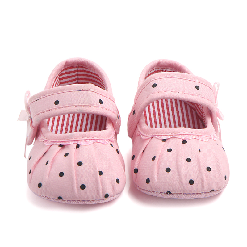 KAPU Newborn  Polka dots anti-slip cute infant fancy baby girl shoes