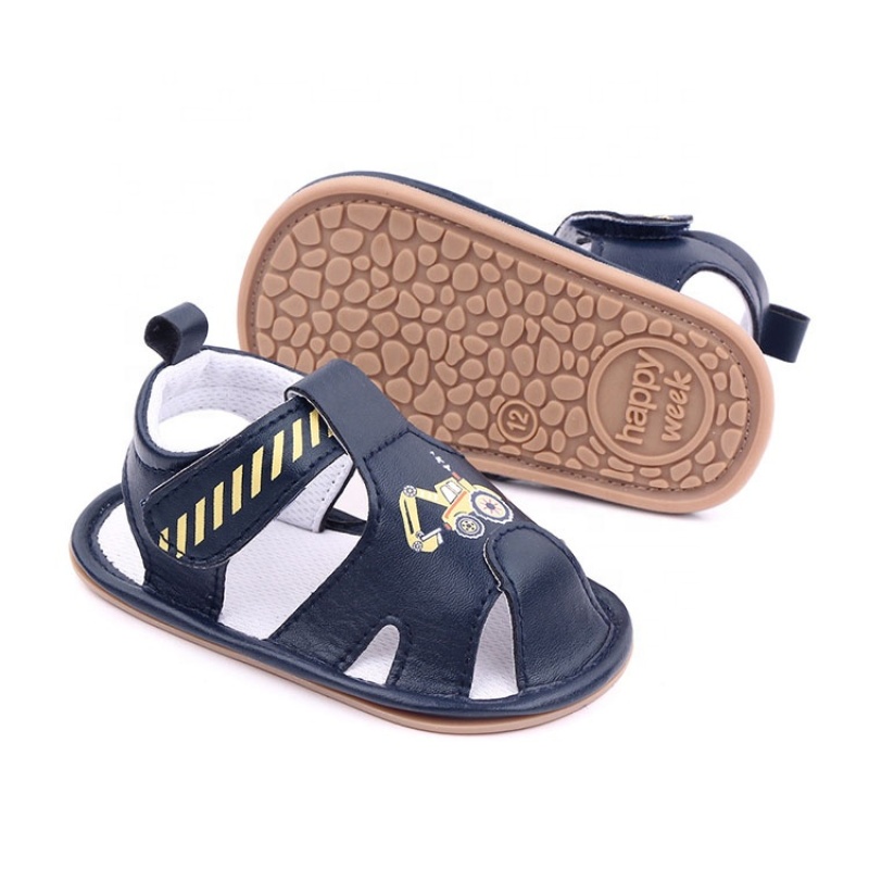Manufacturer cute fashionations round toe leather toddler sandals