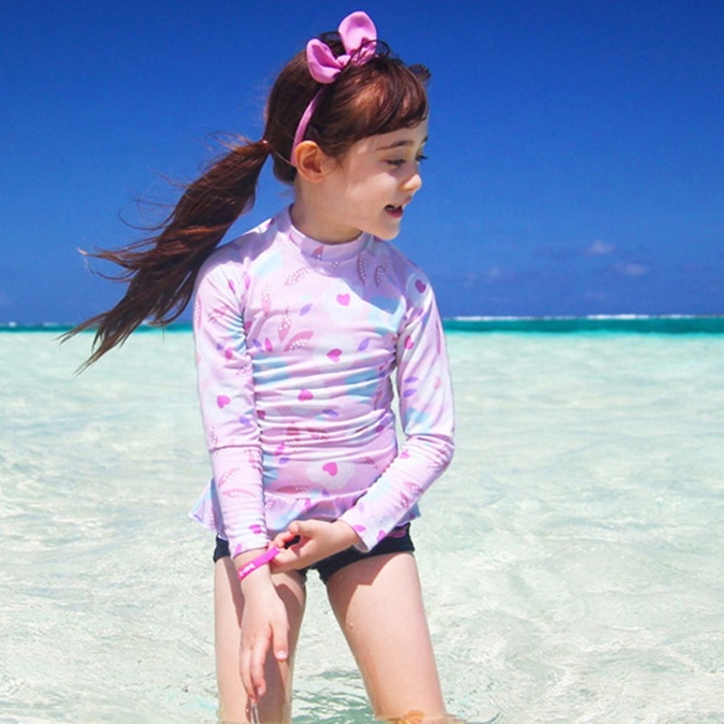 USA teen swimwear kids fringed  2 piece lady bikini set