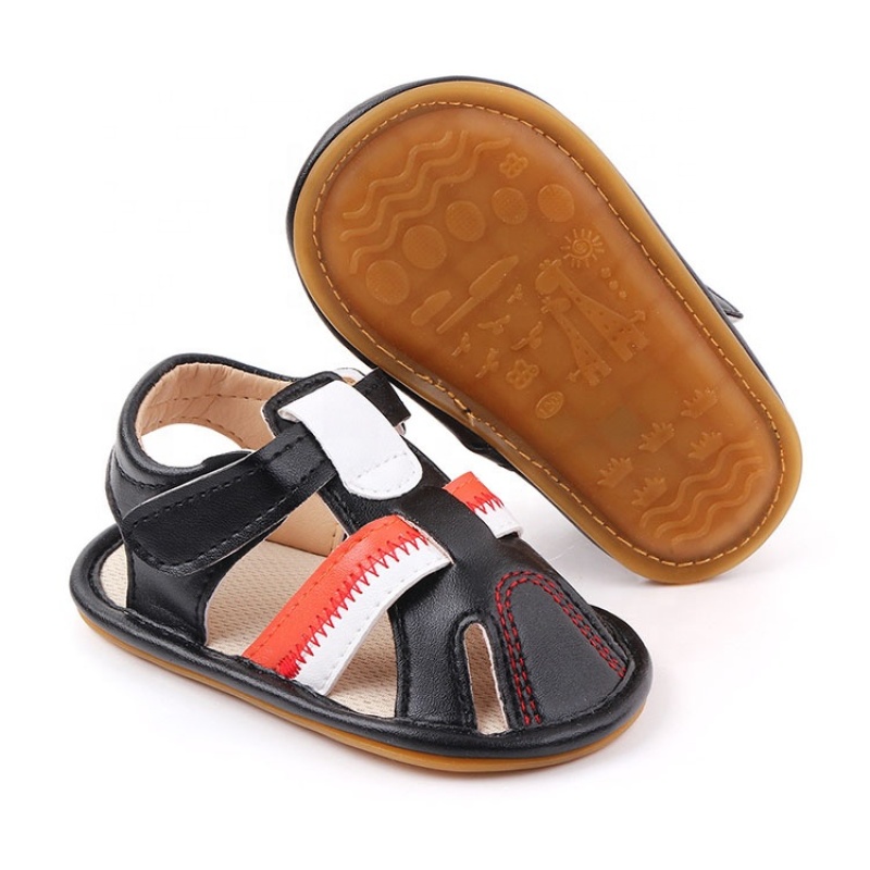 2021 wholesale high quality leather baby boy sandals