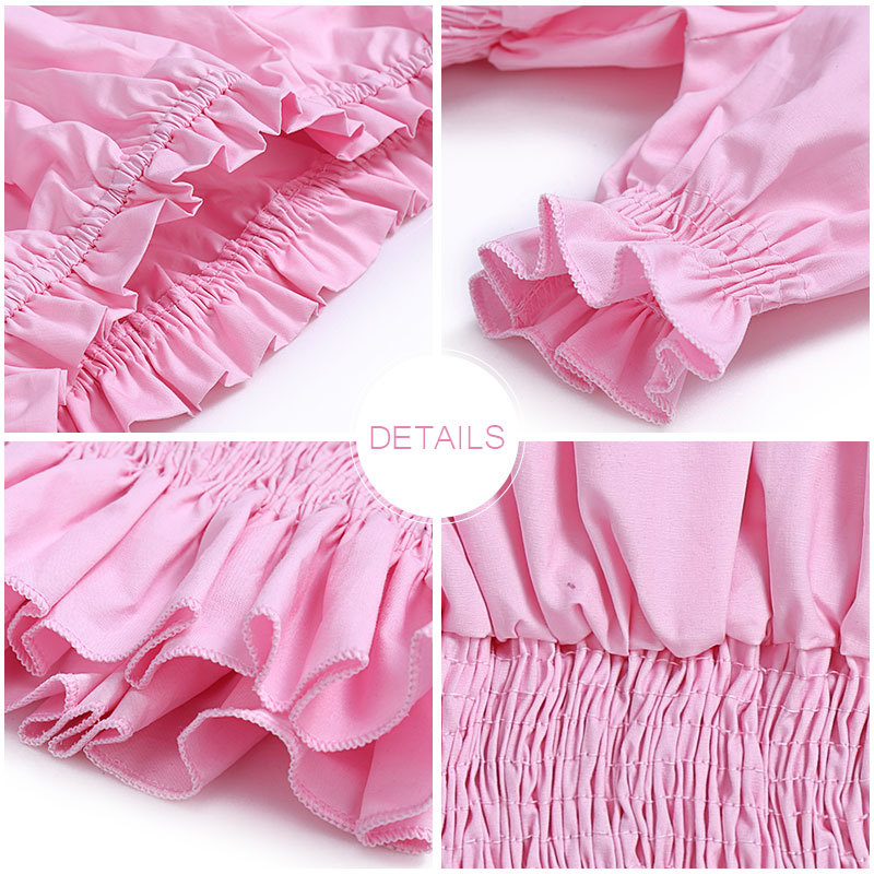 2019 New Design  Summer Newborn Baby Girls Tops Short Sleeve Smoking  Shorts