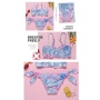 Summer new arrivals custom kids swimwear sparkling bikinis