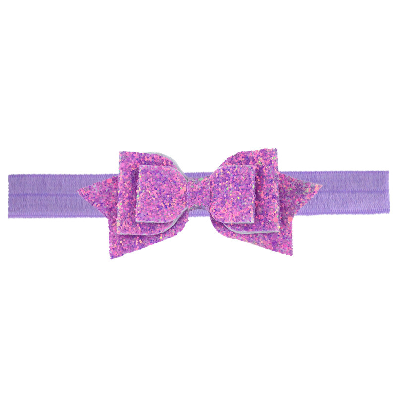 New Baby Sequin Bow Headband With Various Colors
