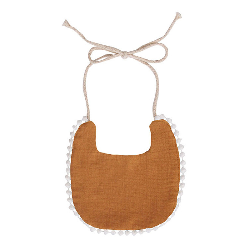 2020 Cheap price adjustable newborn cute lace toddle pure cotton  baby bibs aprons