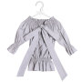 High  Quality Fashion  Baby Girl Summer Clothes Wholesale Bow Knot Smocking Children Top For Girl