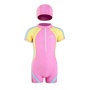 Fashion design high quality swimsuit bucket hat zipper  bodysuit swimwear