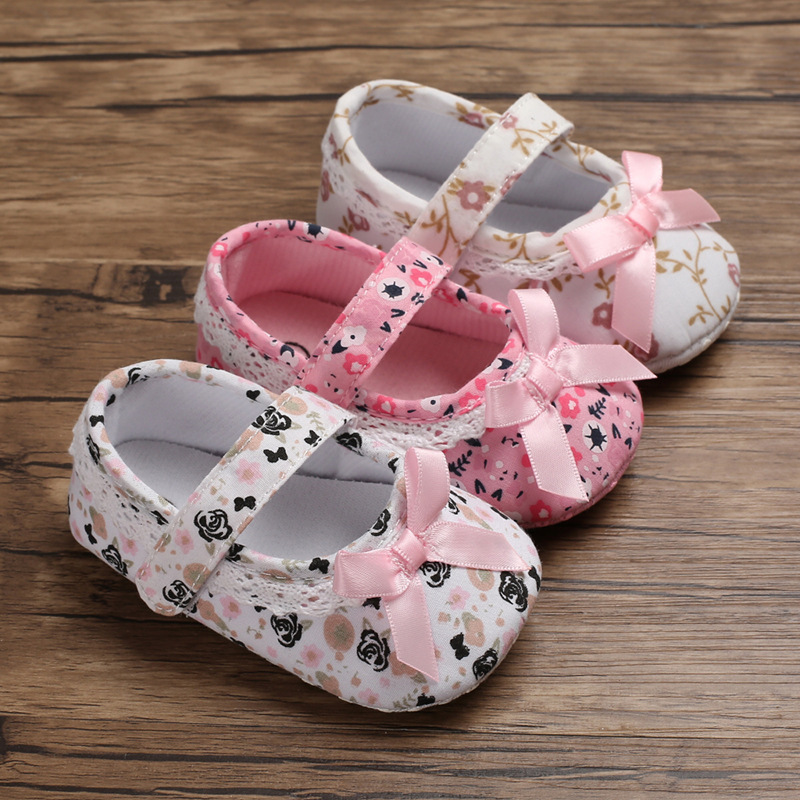 Promotional Casual Wear Beautiful Baby Newborn Girls Shoes for Sale