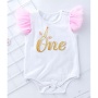 Summer infant toddlers clothing  100% cotton sequins baby clothes set gift