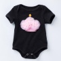 Factory Sale Cotton Toddler Baby Birthday Romper