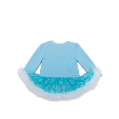 Custom Long Sleeve Top With Chiffon Tutu Skirts
