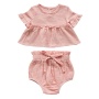 Baby Girl Soft Cotton Top With Bloomer Clothing Set 
