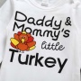Favorite price thanksgiving day long sleeves baby fashion sequin romper sets
