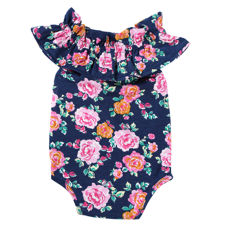2019 Wholesale Newborn Baby Girl Clothes Summer baby romper  Sleeveless romper