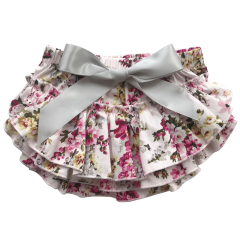 popular stain baby bloomer with ruffle frock design baby ladybug  pants