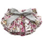 popular stain baby bloomer with ruffle frock design baby ladybug  pants