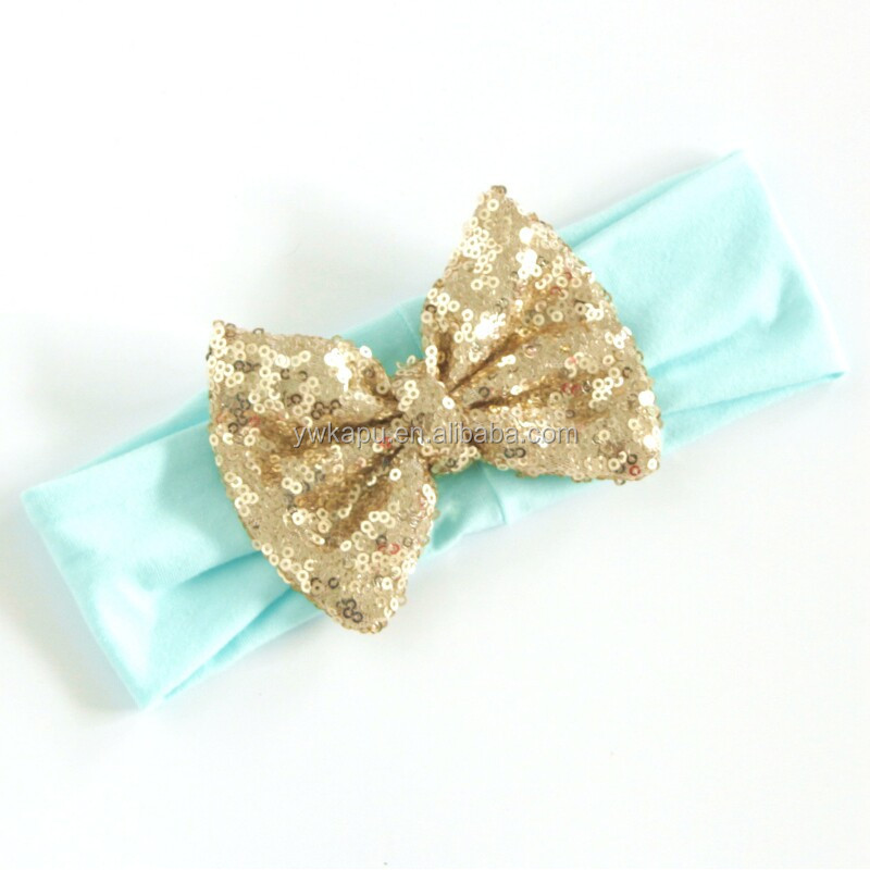 New Style Handmade Baby Elastic Crochet Headband For Baby Hair Decoration