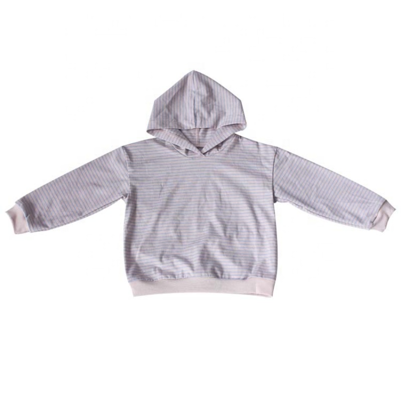 Unisex Baby Striped Pullover Hoodie Baby Hooded Jacket