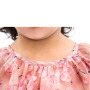 Wholesale Children Clothes Elegant White Long Sleeve Lace Ruffles Baby Girl Dress