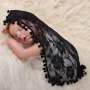 Wholesale Newborn baby lace wraps cloth  knit photography posing props