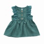 Pink summer cotton toddler children baby girl wear  causal dress